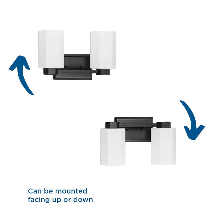 Estrada Two Light Bath & Vanity-Bathroom Fixtures-Progress Lighting-Lighting Design Store