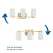 Estrada Three Light Bath & Vanity-Bathroom Fixtures-Progress Lighting-Lighting Design Store