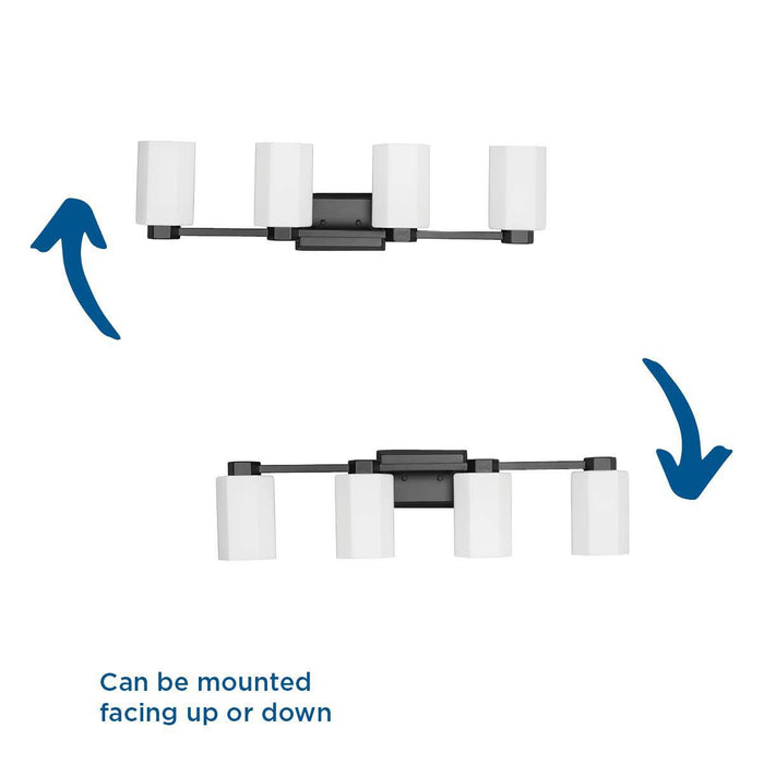 Estrada Four Light Bath & Vanity-Bathroom Fixtures-Progress Lighting-Lighting Design Store