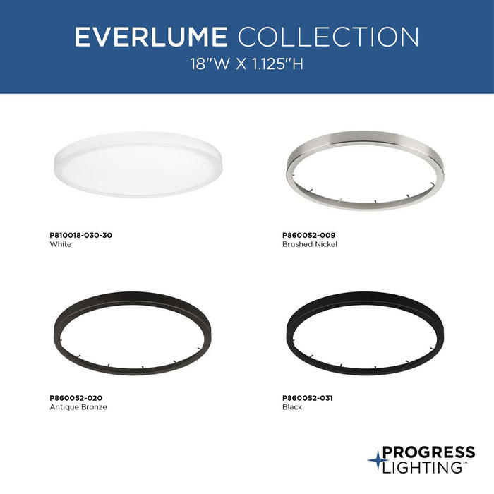 Everlume LED Flush Mount-Flush Mounts-Progress Lighting-Lighting Design Store