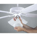 Airpro Builder 52" Ceiling Fan-Fans-Progress Lighting-Lighting Design Store