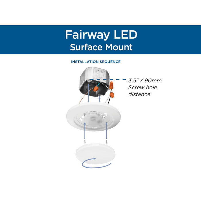 Fairway LED LED Surface Mount-Exterior-Progress Lighting-Lighting Design Store