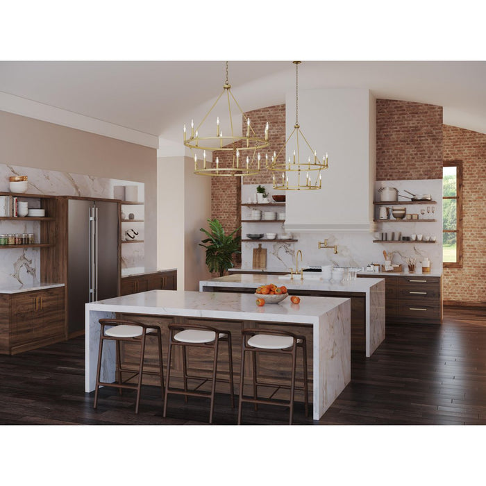 Gilliam 15 Light Chandelier-Mid. Chandeliers-Progress Lighting-Lighting Design Store