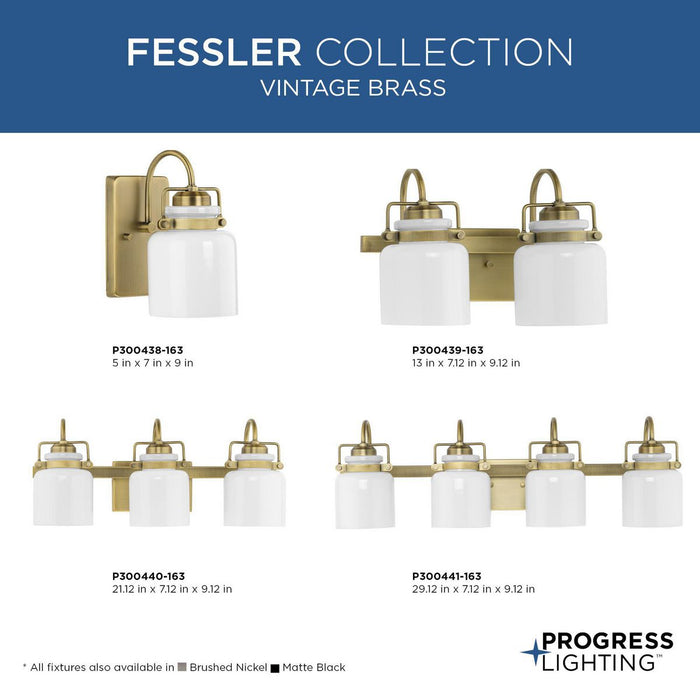 Fessler Bath Bar-Bathroom Fixtures-Progress Lighting-Lighting Design Store