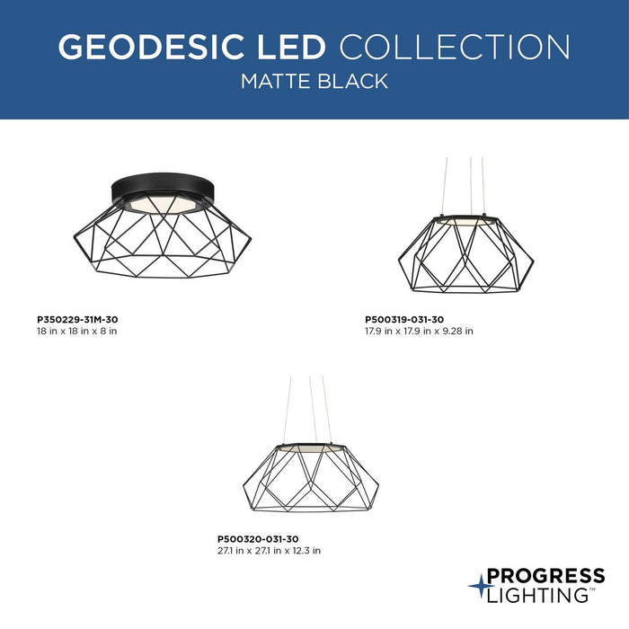 Geodesic LED Pendant-Pendants-Progress Lighting-Lighting Design Store