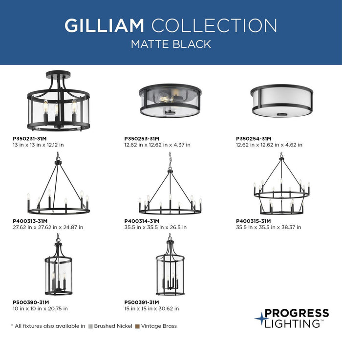 Gilliam Hall & Foyer Light-Foyer/Hall Lanterns-Progress Lighting-Lighting Design Store