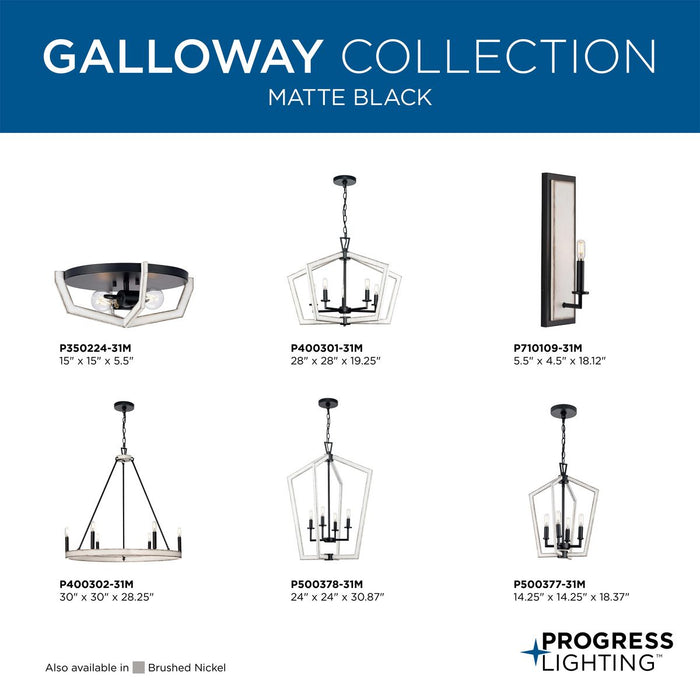 Galloway Flush Mount-Flush Mounts-Progress Lighting-Lighting Design Store