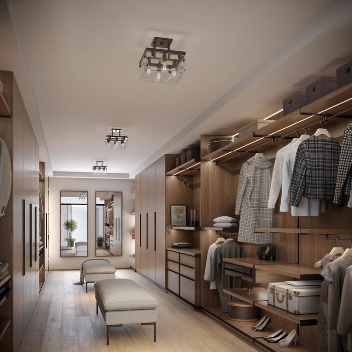 Glayse Semi-Flush/Convertible-Semi-Flush Mts.-Progress Lighting-Lighting Design Store