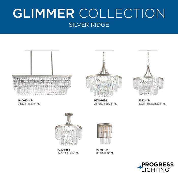 Glimmer Semi-Flush Convertible-Semi-Flush Mts.-Progress Lighting-Lighting Design Store