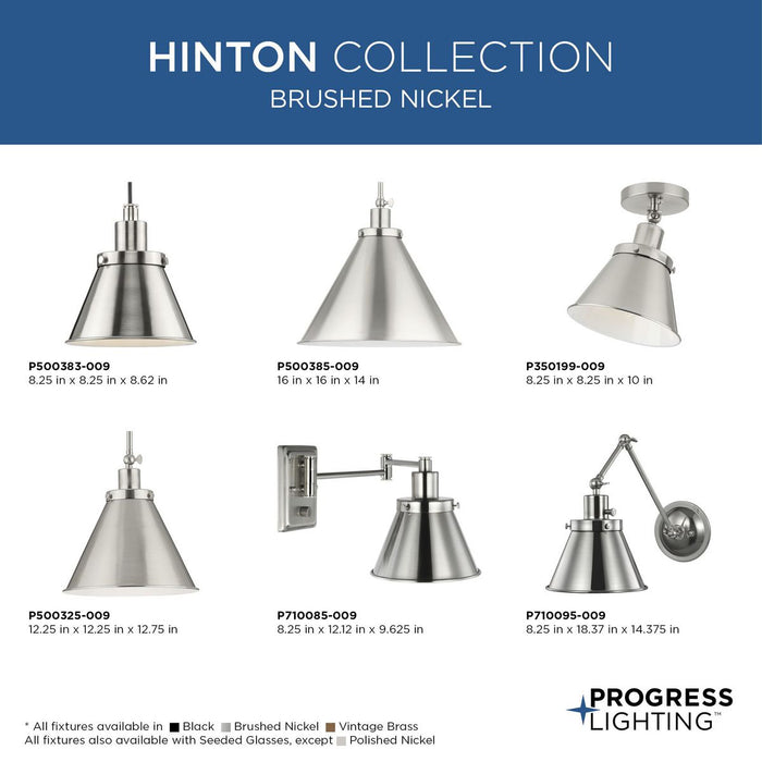 Hinton Flush Mount-Flush Mounts-Progress Lighting-Lighting Design Store