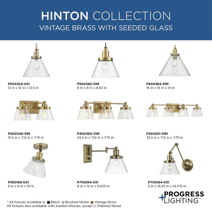 Hinton Pendant-Mini Pendants-Progress Lighting-Lighting Design Store