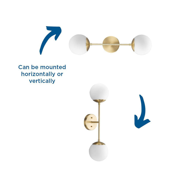 Haas Two Light Wall Bracket-Sconces-Progress Lighting-Lighting Design Store
