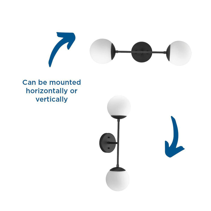 Haas Two Light Wall Bracket-Sconces-Progress Lighting-Lighting Design Store