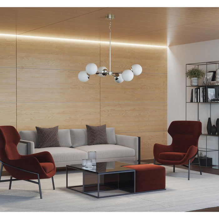 Haas Chandelier-Mid. Chandeliers-Progress Lighting-Lighting Design Store