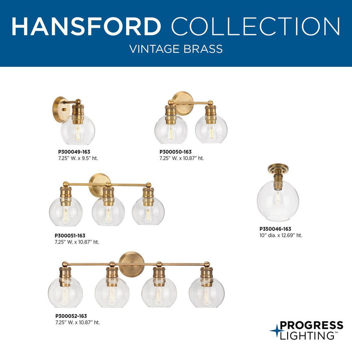 Hansford Flush Mount-Flush Mounts-Progress Lighting-Lighting Design Store