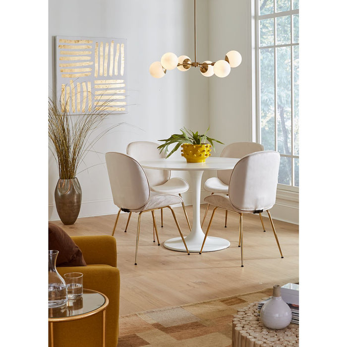 Haas Chandelier-Mid. Chandeliers-Progress Lighting-Lighting Design Store