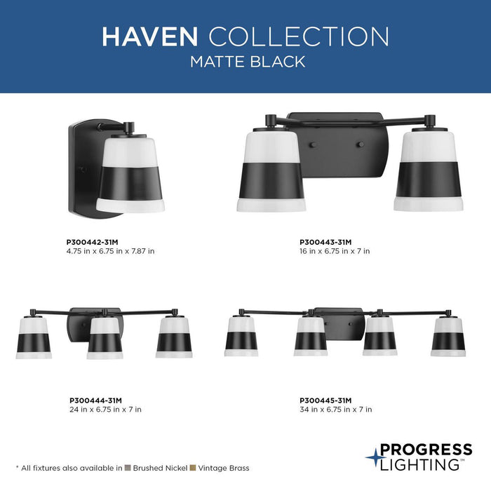 Haven Bath Bar-Sconces-Progress Lighting-Lighting Design Store