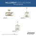 Hillcrest Four Light Semi-Flush Mount-Semi-Flush Mts.-Progress Lighting-Lighting Design Store
