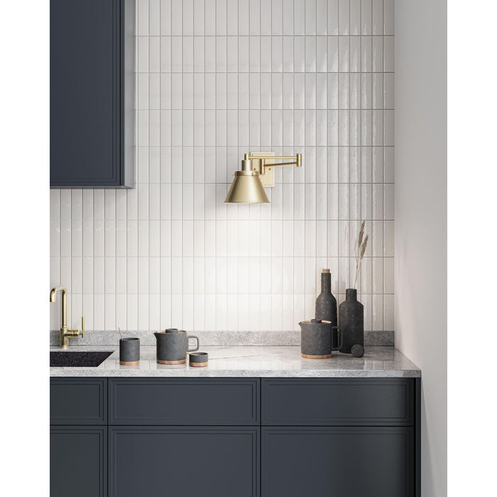 Hinton Swing Arm Wall Lamp-Lamps-Progress Lighting-Lighting Design Store