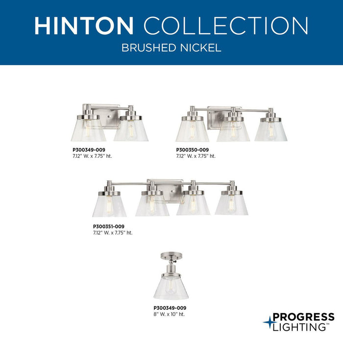 Hinton Flush Mount-Flush Mounts-Progress Lighting-Lighting Design Store