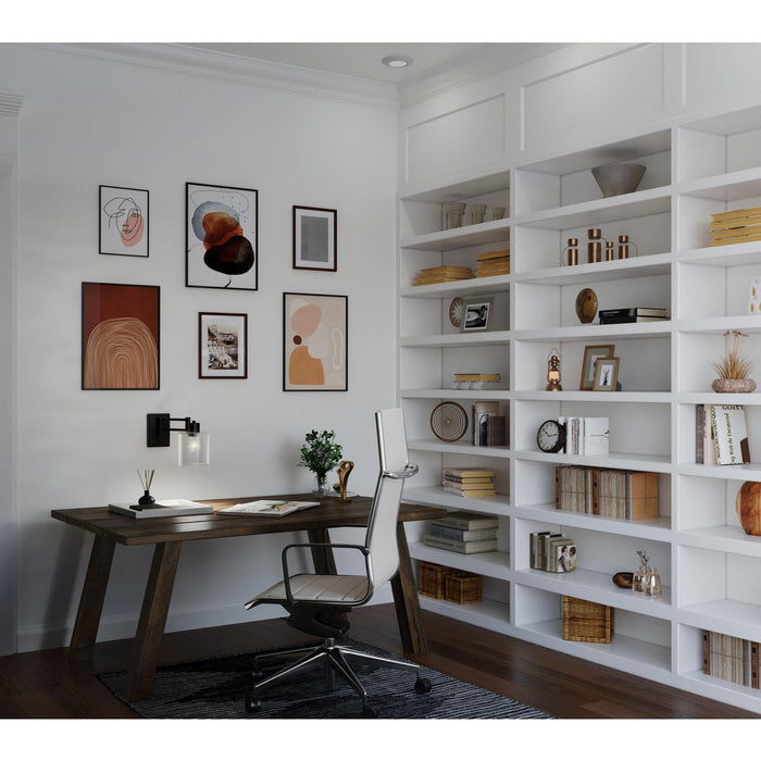 Milner Swing Arm Wall Lamp-Lamps-Progress Lighting-Lighting Design Store