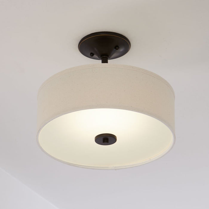 Inspire LED Semi-Flush Mount-Semi-Flush Mts.-Progress Lighting-Lighting Design Store