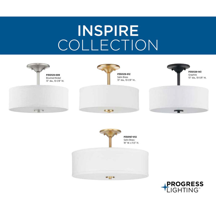 Inspire Semi-Flush Mount-Semi-Flush Mts.-Progress Lighting-Lighting Design Store