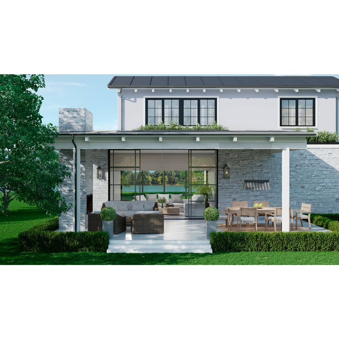 Point Dume-Edgecliff Three Light Outdoor Pendant-Exterior-Progress Lighting-Lighting Design Store