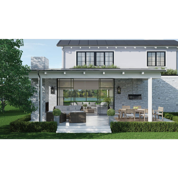 Point Dume-Edgecliff Three Light Outdoor Pendant-Exterior-Progress Lighting-Lighting Design Store