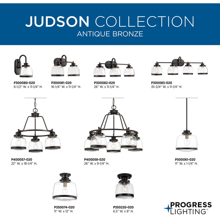 Judson Semi-Flush Mount-Flush Mounts-Progress Lighting-Lighting Design Store