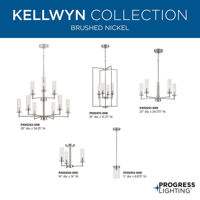 Kellwyn Chandelier-Mid. Chandeliers-Progress Lighting-Lighting Design Store