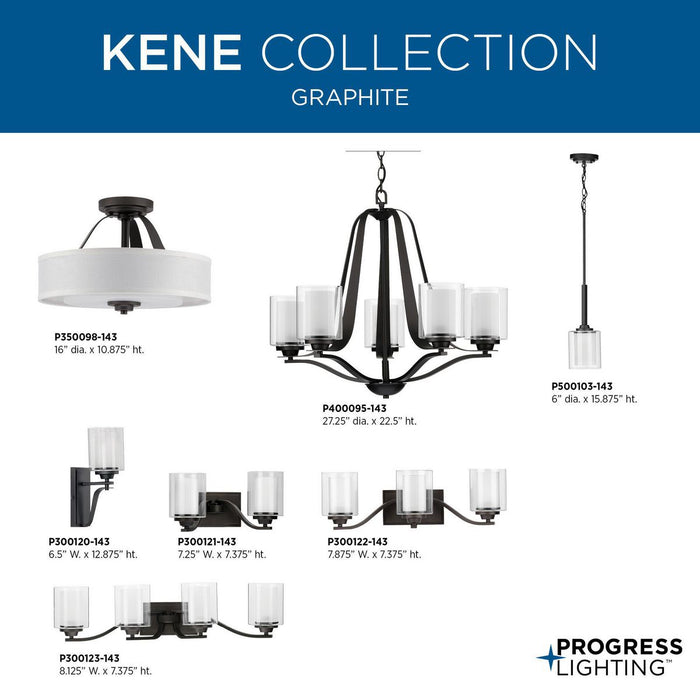 Kene Bath Light-Bathroom Fixtures-Progress Lighting-Lighting Design Store