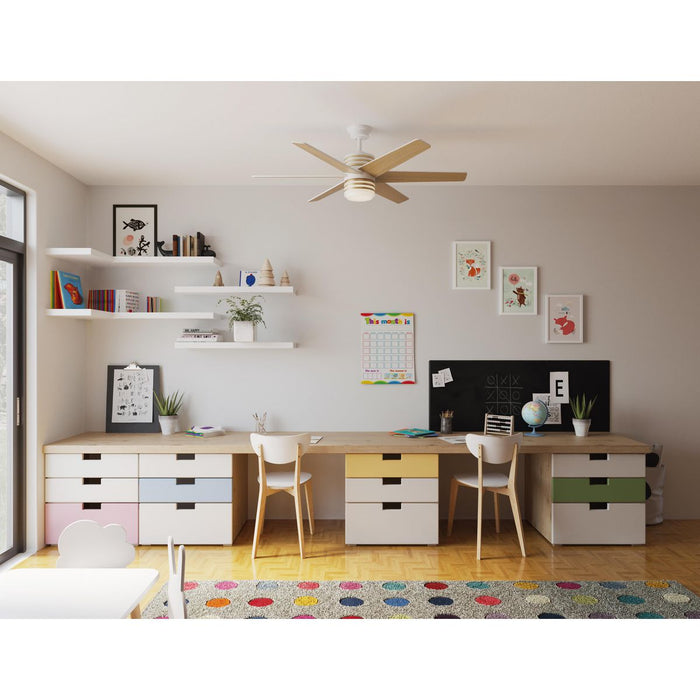 Carrollwood 56" Ceiling Fan-Fans-Progress Lighting-Lighting Design Store