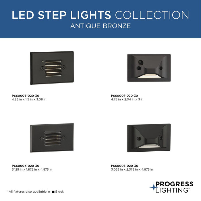 LED Step Light-Landscape Ltg.-Progress Lighting-Lighting Design Store