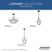Latham One Light Pendant-Mini Pendants-Progress Lighting-Lighting Design Store
