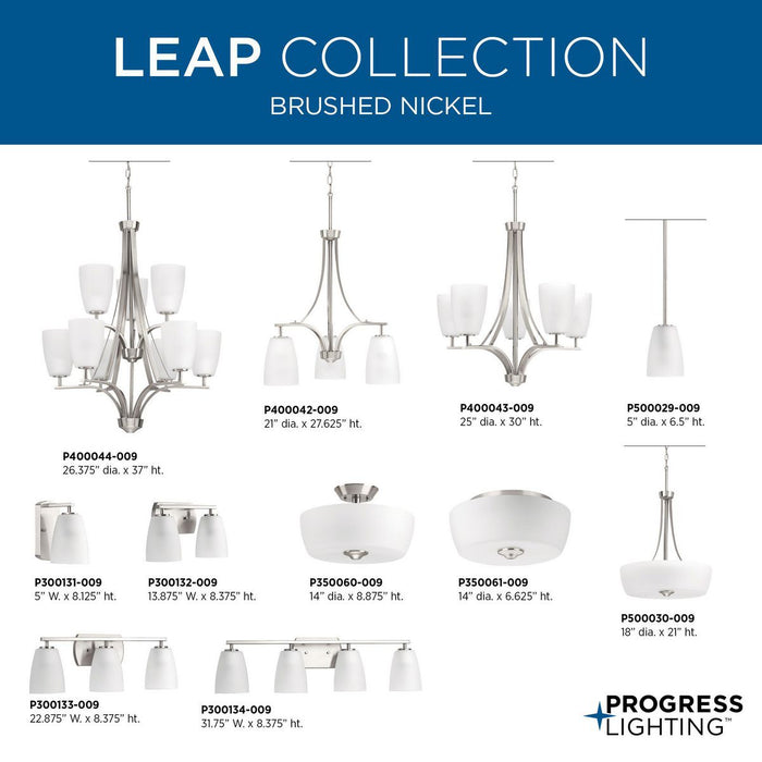 Leap Bath Light-Sconces-Progress Lighting-Lighting Design Store