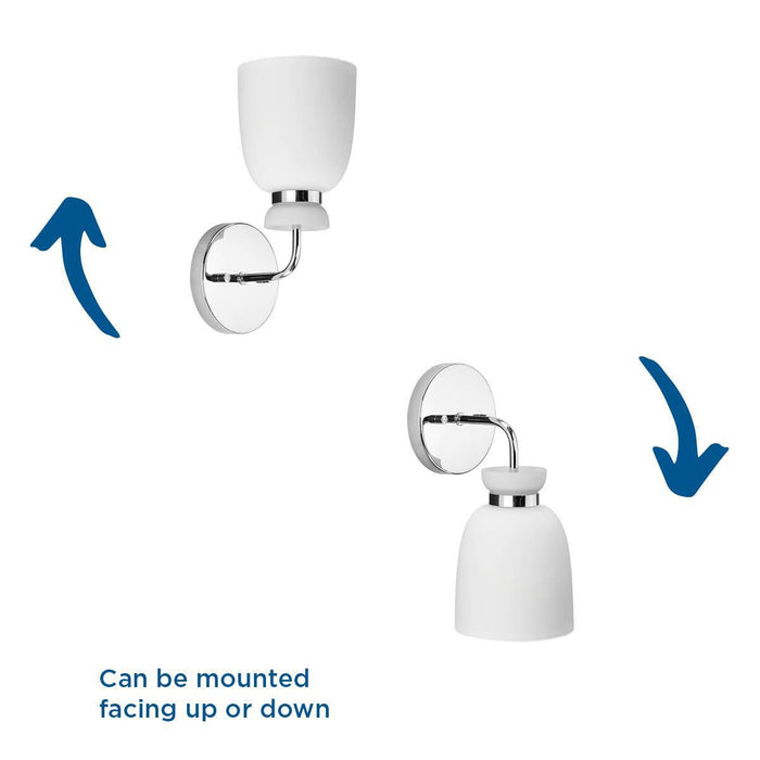 Lexie One Light Bath & Vanity Light-Sconces-Progress Lighting-Lighting Design Store