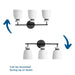 Lexie Three Light Bath & Vanity-Bathroom Fixtures-Progress Lighting-Lighting Design Store
