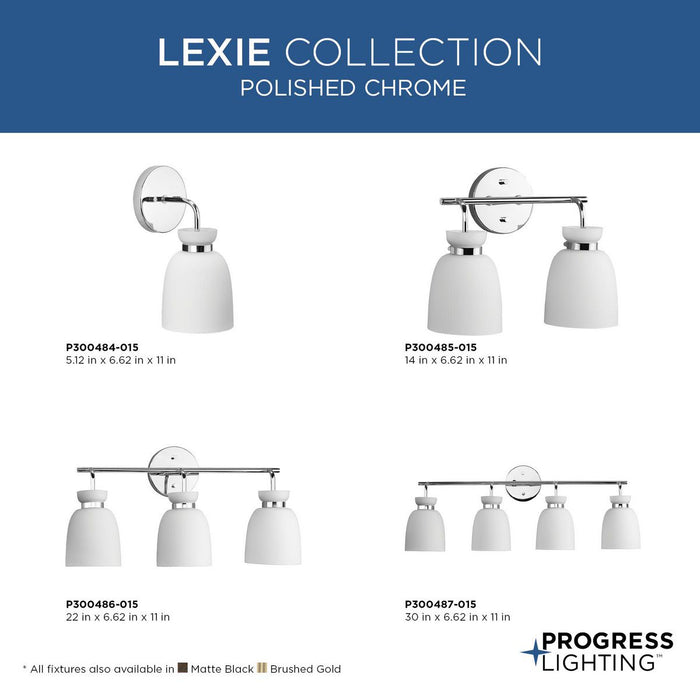Lexie Two Light Bath & Vanity-Bathroom Fixtures-Progress Lighting-Lighting Design Store