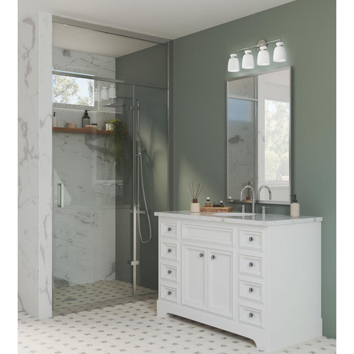 Lexie Four Light Bath & Vanity-Bathroom Fixtures-Progress Lighting-Lighting Design Store