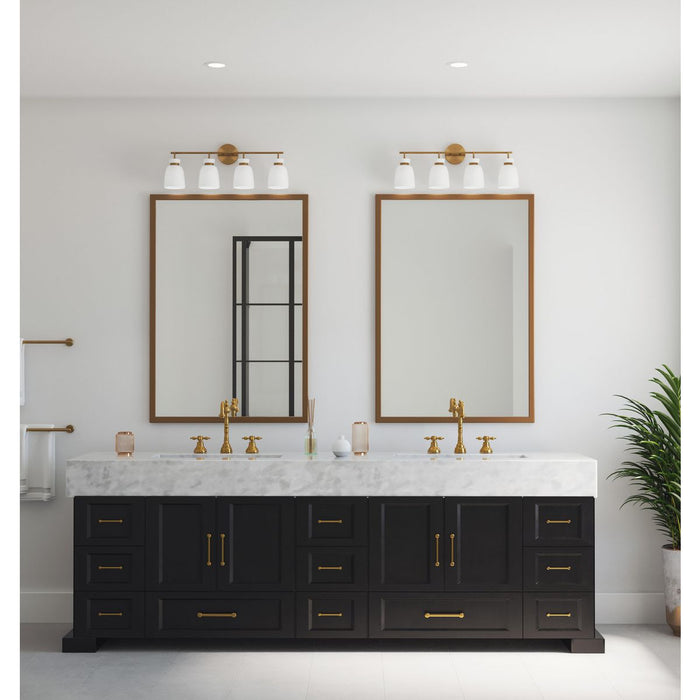 Lexie Four Light Bath & Vanity-Bathroom Fixtures-Progress Lighting-Lighting Design Store