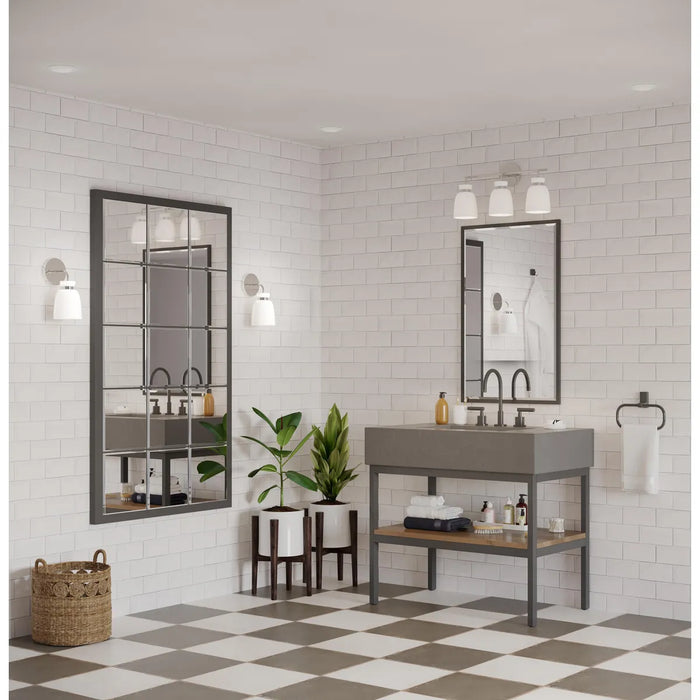 Lexie Three Light Bath & Vanity-Bathroom Fixtures-Progress Lighting-Lighting Design Store