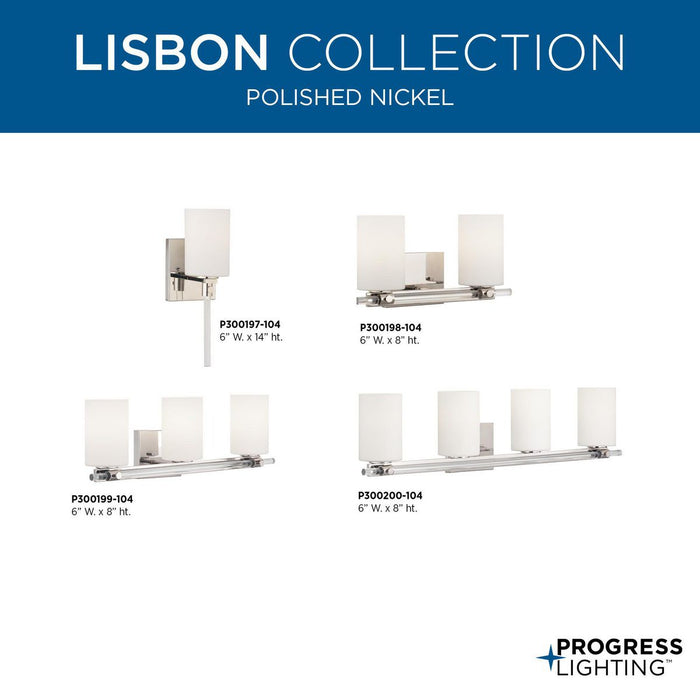Lisbon Bath Light-Sconces-Progress Lighting-Lighting Design Store
