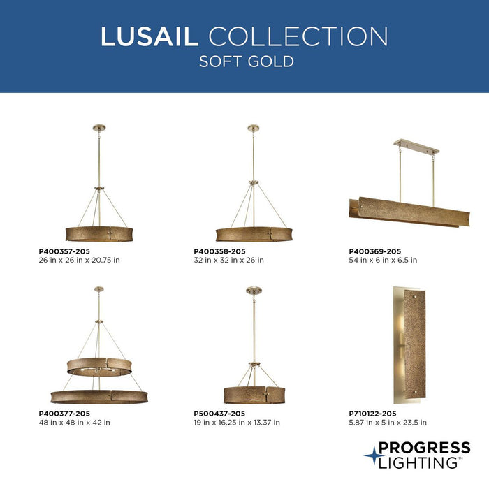 Lusail Two Light Wall Bracket-Sconces-Progress Lighting-Lighting Design Store