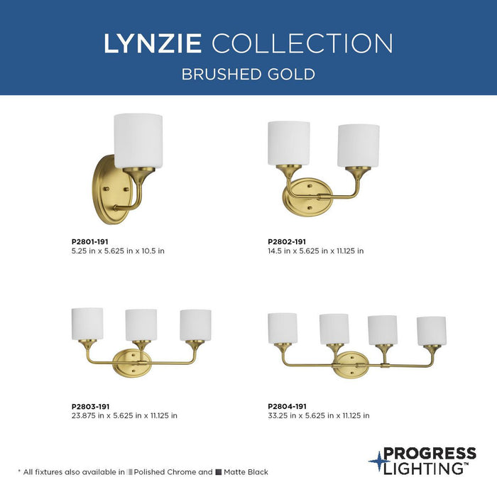 Lynzie Bath Bar-Bathroom Fixtures-Progress Lighting-Lighting Design Store