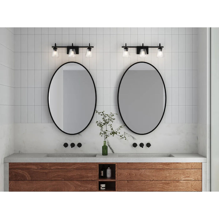 Martenne Three Light Bath & Vanity-Bathroom Fixtures-Progress Lighting-Lighting Design Store