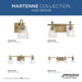 Martenne Four Light Bath & Vanity-Bathroom Fixtures-Progress Lighting-Lighting Design Store