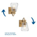 Martenne One Light Bath & Vanity Light-Sconces-Progress Lighting-Lighting Design Store