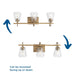 Martenne Three Light Bath & Vanity-Bathroom Fixtures-Progress Lighting-Lighting Design Store