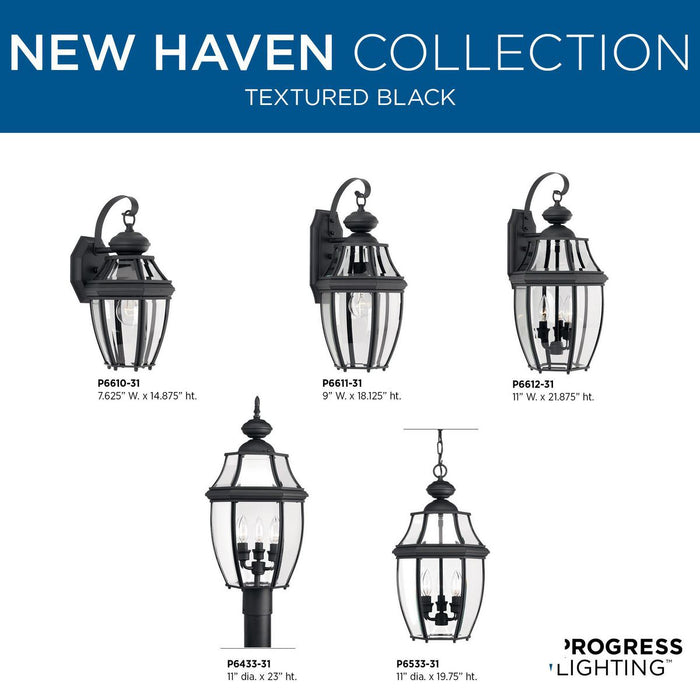 New Haven Wall Lantern-Exterior-Progress Lighting-Lighting Design Store